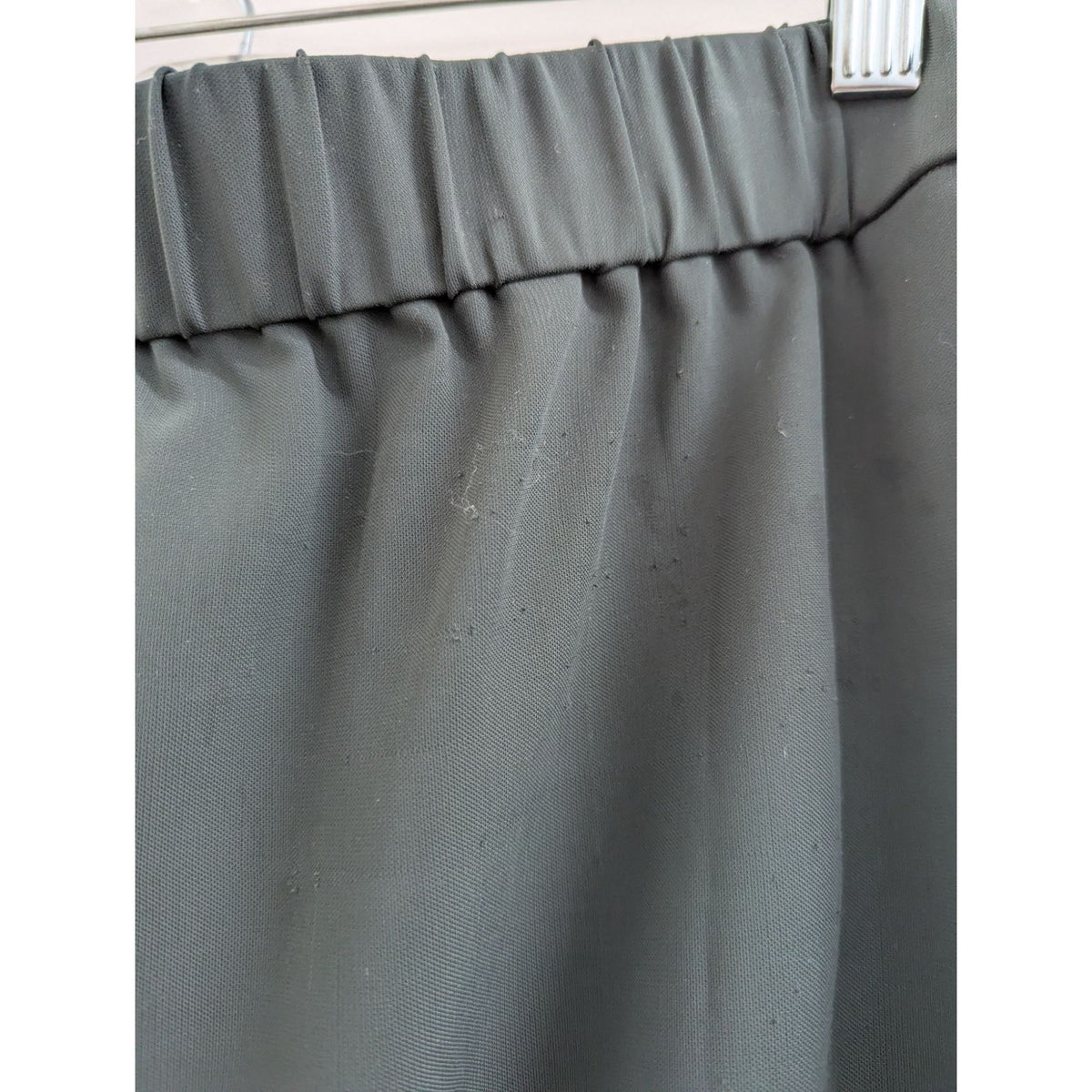 Black COS Midi Skirt With Elastic Waist & Pleated Hem  EUR 38