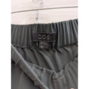Black COS Midi Skirt With Elastic Waist & Pleated Hem  EUR 38