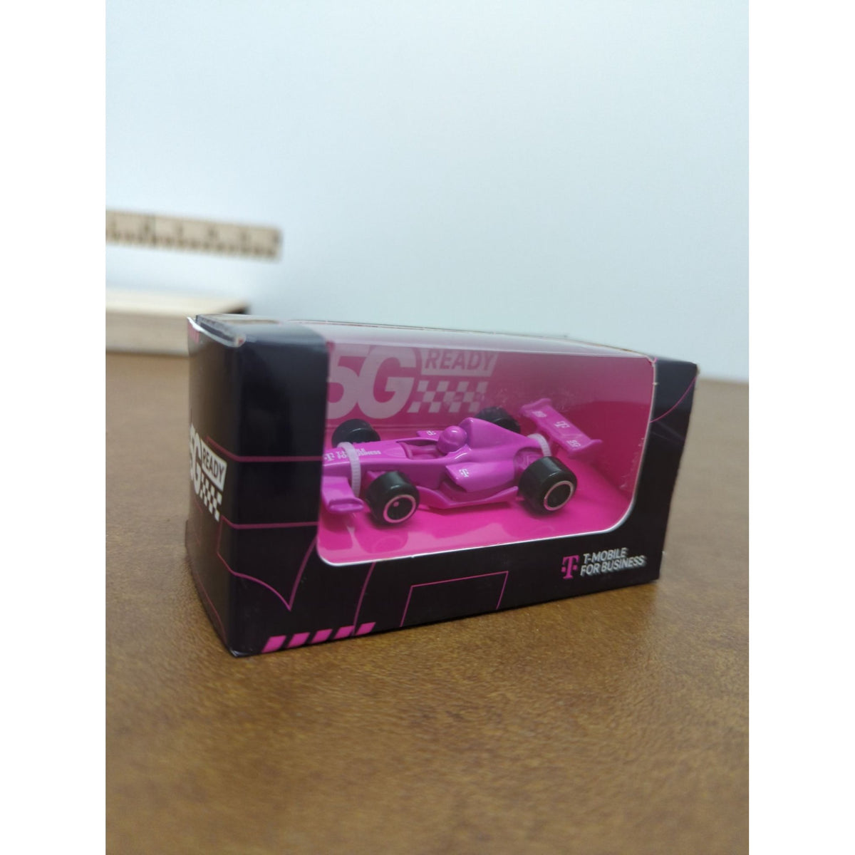 T-Mobile 5G Ready Pink Race Car Diecast Collectible Toy In Box 5"x2"x2"