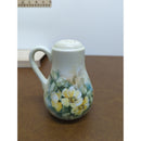 Antique Hand-Painted Porcelain Miniature Pitcher With Yellow Floral Design 3.5 Inches Tall