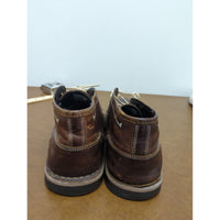 Steve Madden Brown Leather Lace-Up Oxford Shoes Size 10 Mens Casual Dress