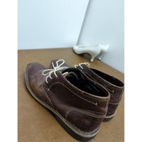 Steve Madden Brown Leather Lace-Up Oxford Shoes Size 10 Mens Casual Dress