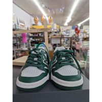 New Balance BB480 White & Green Low-Top Basketball Shoes Mens Size 11.5 US