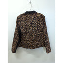 Torrid Womens Leopard Print Blazer With Black Lapels Size 1 Made In China Pre-Owned