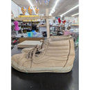Vans Mens High-Top Beige Skate Shoes With Zipper Back Size 10.5 US Pre-Owned