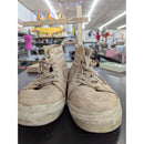 Vans Mens High-Top Beige Skate Shoes With Zipper Back Size 10.5 US Pre-Owned