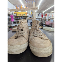 Vans Mens High-Top Beige Skate Shoes With Zipper Back Size 10.5 US Pre-Owned
