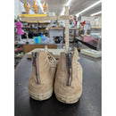 Vans Mens High-Top Beige Skate Shoes With Zipper Back Size 10.5 US Pre-Owned
