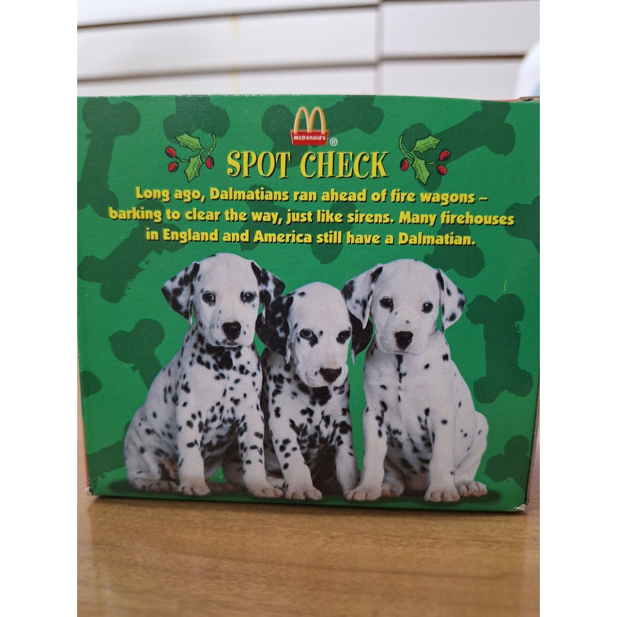 Disneys 101 Dalmatians Snow Dome Dog Sledding Collectible 1996 McDonalds Toy