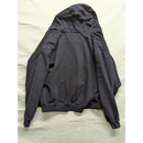 North Dakota Zip Up Hoodie Resort Stop Handcrafted Dark Gray Sweatshirt