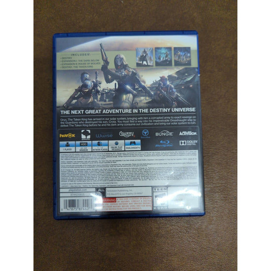 Destiny: The Taken King Legendary Edition PS4 - Includes Expansions I & II Exclusive Content Tested & Working