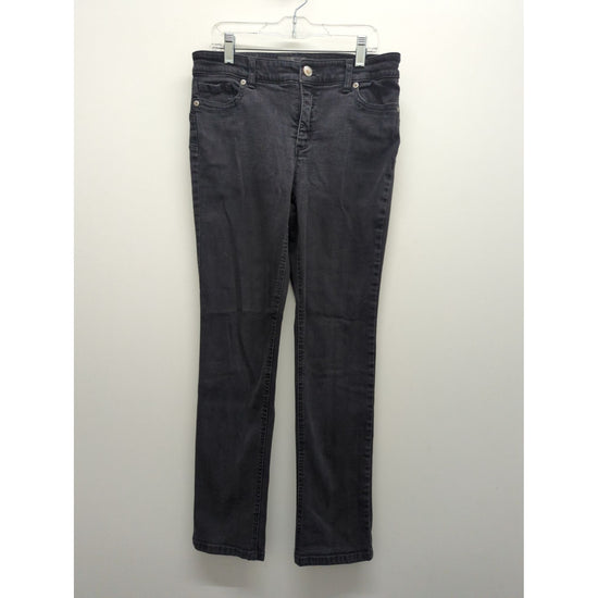 So Lifting By Chicos Slimming Straight-Leg Jeans Regular Fit Black Size 0
