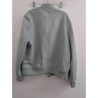 Express Womens Suede Bomber Jacket Size L