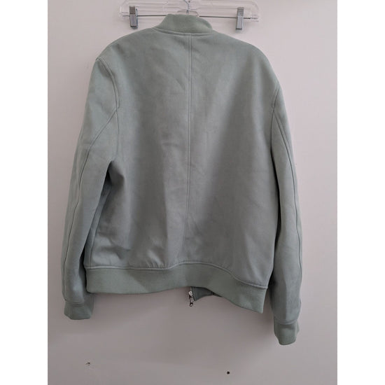 Express Womens Suede Bomber Jacket Size L