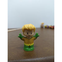 Aquaman Little People Fisher-Price Toy Figure 2 Inches Tall Green & Yellow