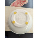 Hand-Painted Floral Ceramic Bowl By Crock Shop 5.5" Diameter White With Pink & G
