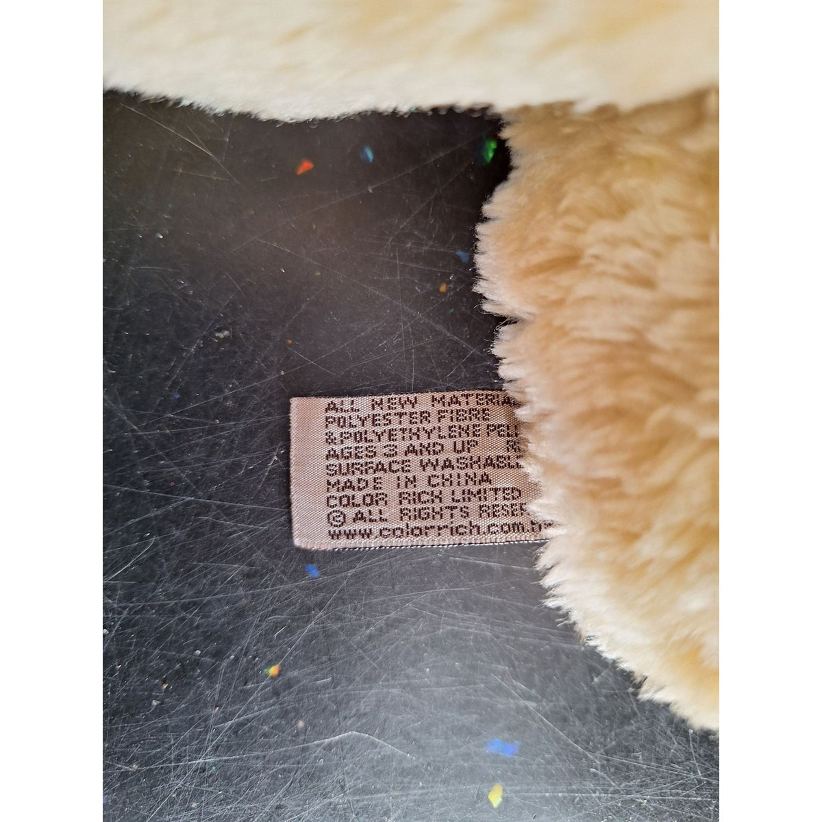 Rich Beige Teddy Bear Plush Stuffed Animal 10"