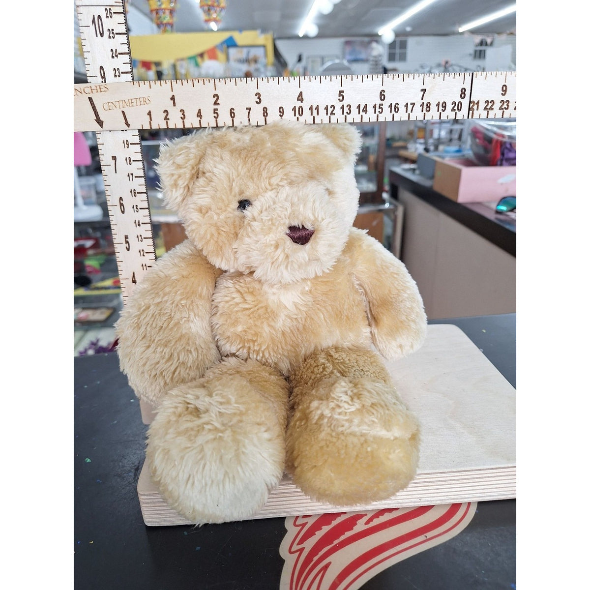 Rich Beige Teddy Bear Plush Stuffed Animal 10"
