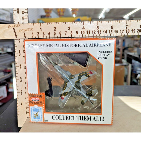 Postage Stamp 5363 Alpha Jet Diecast Plane 1/100 Series With Stand Historical Co
