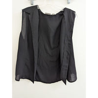 Covington Womens Black Sleeveless Vest Blouse M