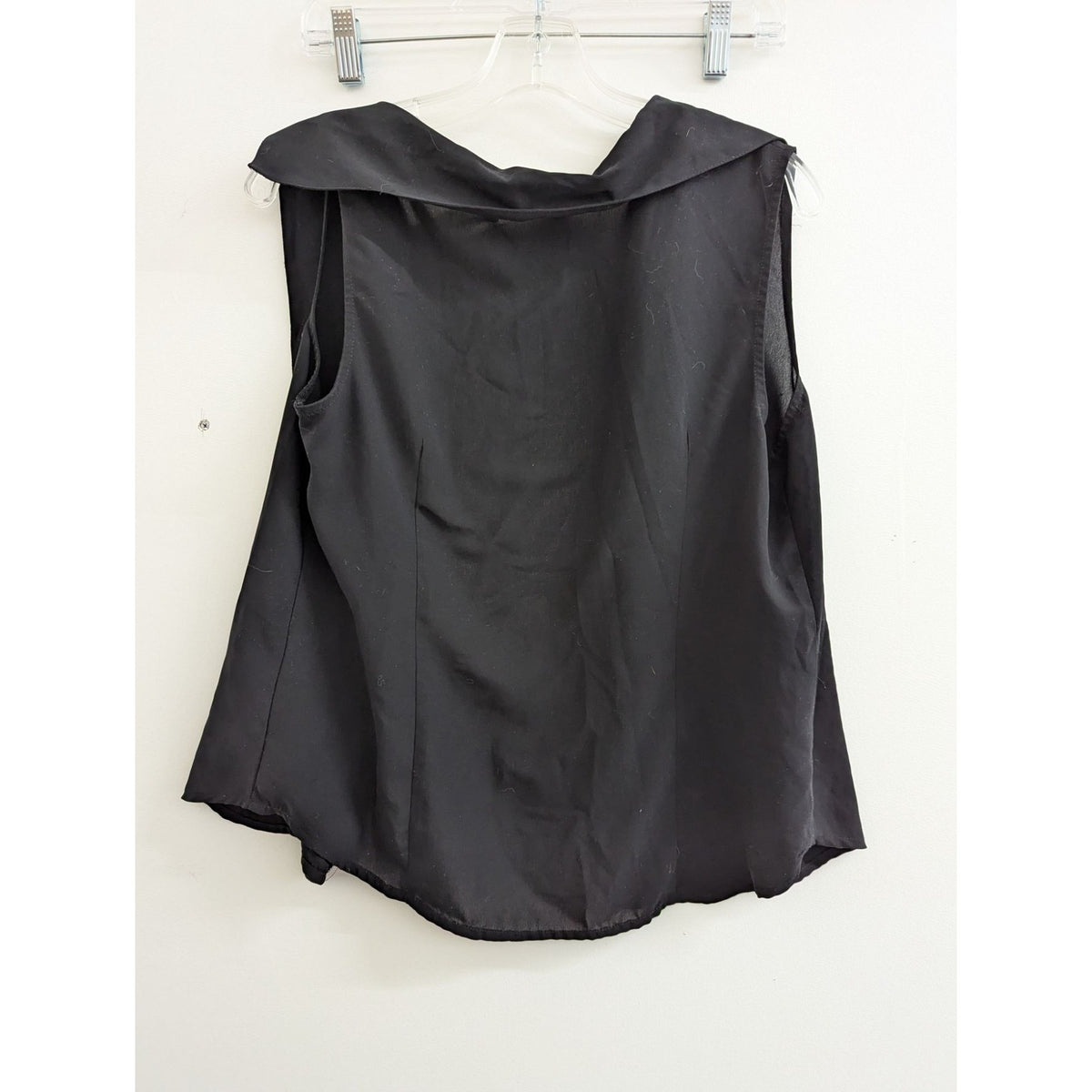 Covington Womens Black Sleeveless Vest Blouse M