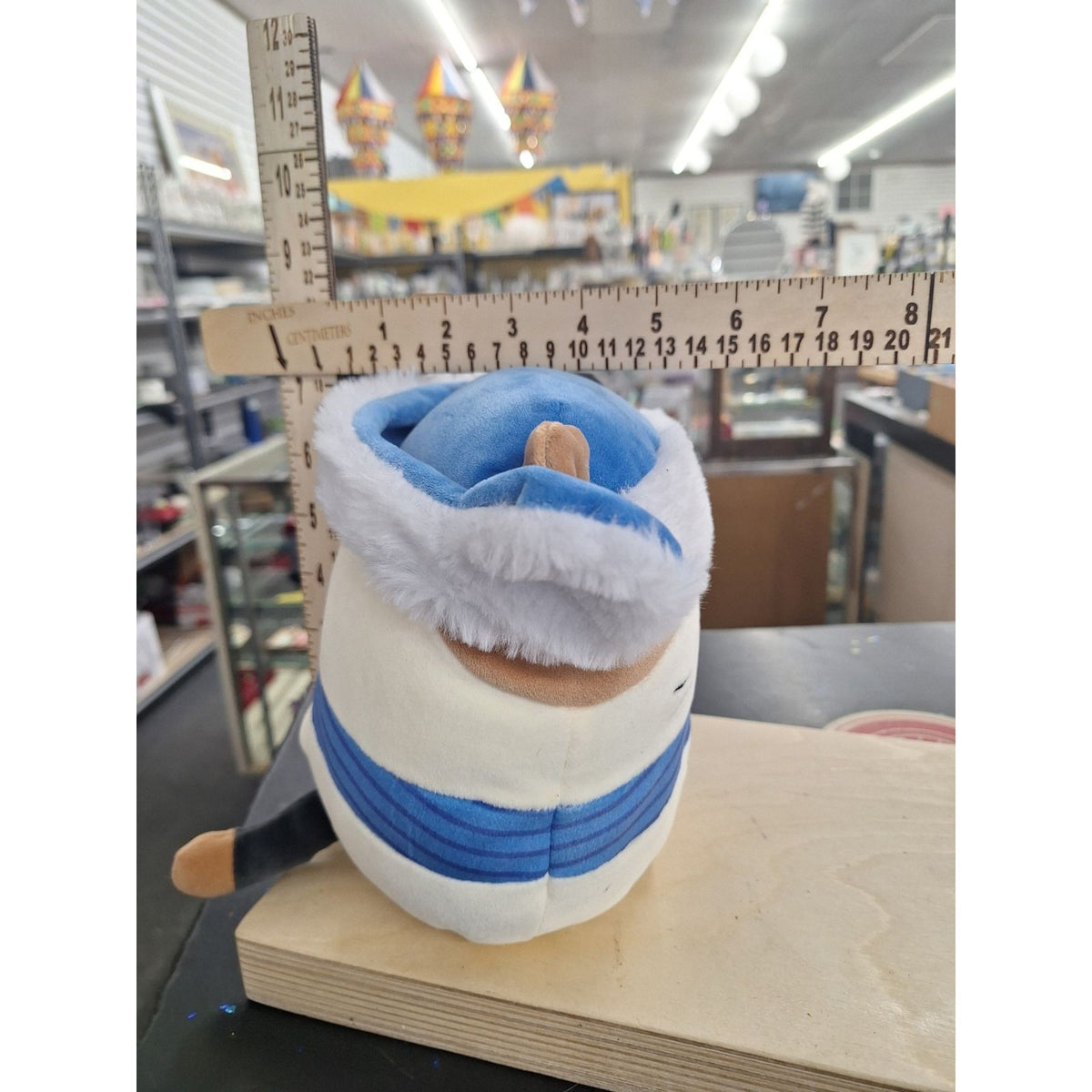 Squishmallows Winter Cat Plush Toy 8" Blue Scarf & Hat Soft Cuddly Collectible
