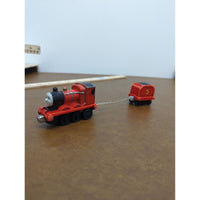 Thomas & Friends James Red Engine & Coal Tender Die-Cast Collectible Toy Train Set