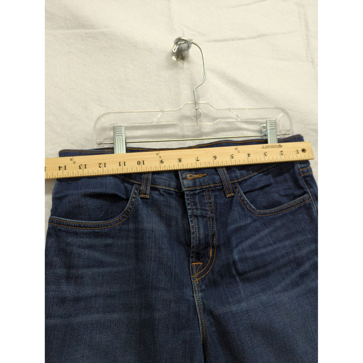 J Brand Womens Straight Leg Denim Jeans Size 27 Medium Wash