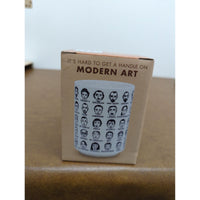 Modern Art Porcelain Mug With 65 Artist Portraits From Courbet To Warhol