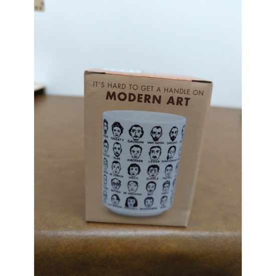 Modern Art Porcelain Mug With 65 Artist Portraits From Courbet To Warhol