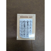 Modern Art Porcelain Mug With 65 Artist Portraits From Courbet To Warhol