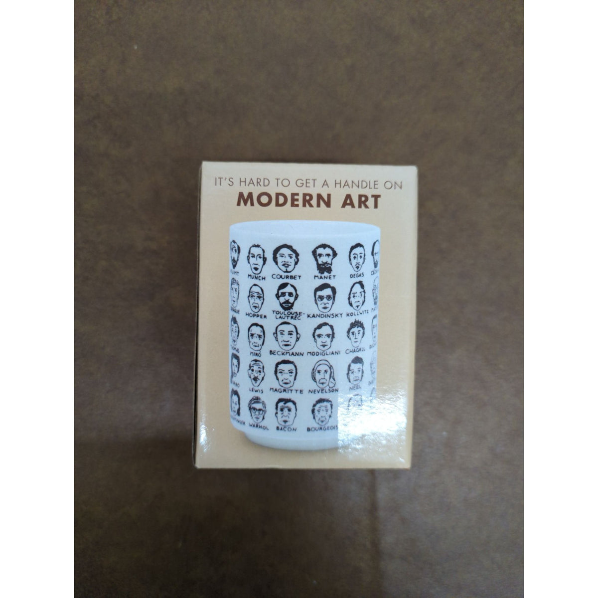 Modern Art Porcelain Mug With 65 Artist Portraits From Courbet To Warhol