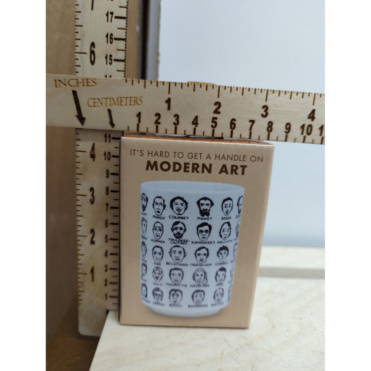 Modern Art Porcelain Mug With 65 Artist Portraits From Courbet To Warhol