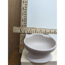 Cat Ear Ceramic Pet Bowls Set Of 3 For Food/Water Elevated Design Neutral Colors Approx. 5.5" Diameter Each