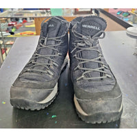 Merrell Womens Waterproof Hiking Boots Black Vibram Soles Size 7