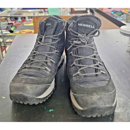 Merrell Womens Waterproof Hiking Boots Black Vibram Soles Size 7