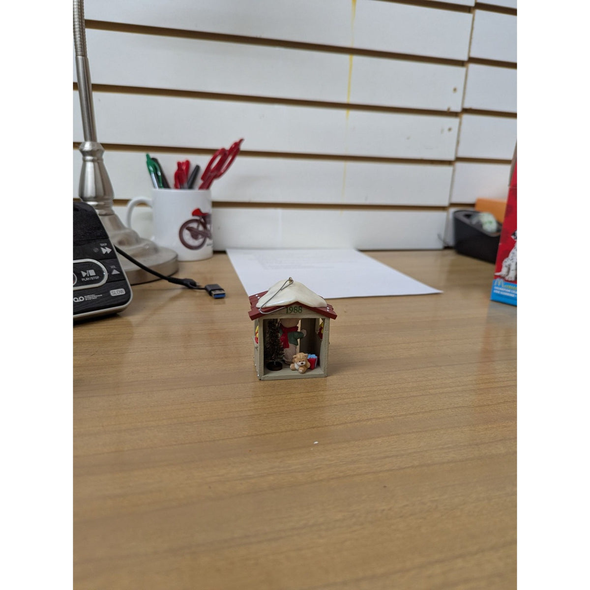 Hallmark Keepsake Ornament Collectors Club "Our Clubhouse" Dated 1988