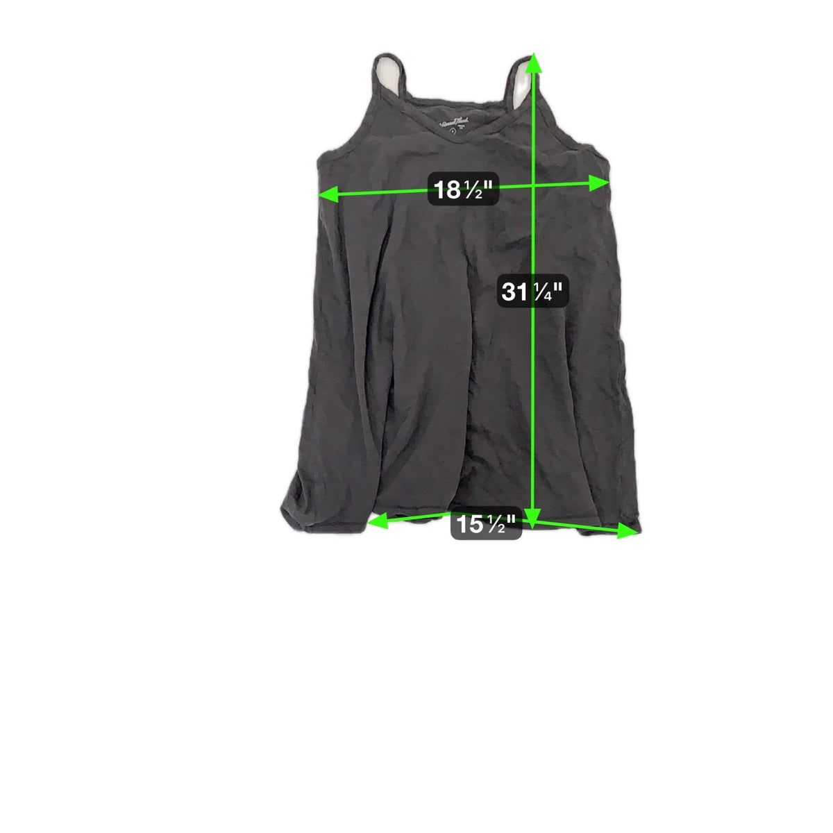 Universal Thread Gray Sleeveless Tank Top XL Cotton Blend Womens Casual