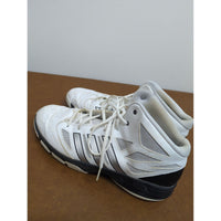 Adidas Mens White High-Top Basketball Shoes Size 12.5 With Torsion System