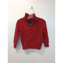 Ralph Lauren Boys Red Half-Zip Cotton Sweater Size 4