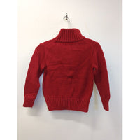 Ralph Lauren Boys Red Half-Zip Cotton Sweater Size 4