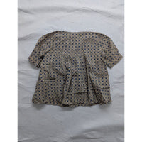 Suti M Women’s Geometric Print Top Short Sleeves Casual Blouse