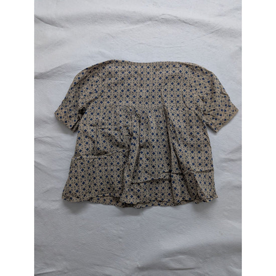 Suti M Women’s Geometric Print Top Short Sleeves Casual Blouse