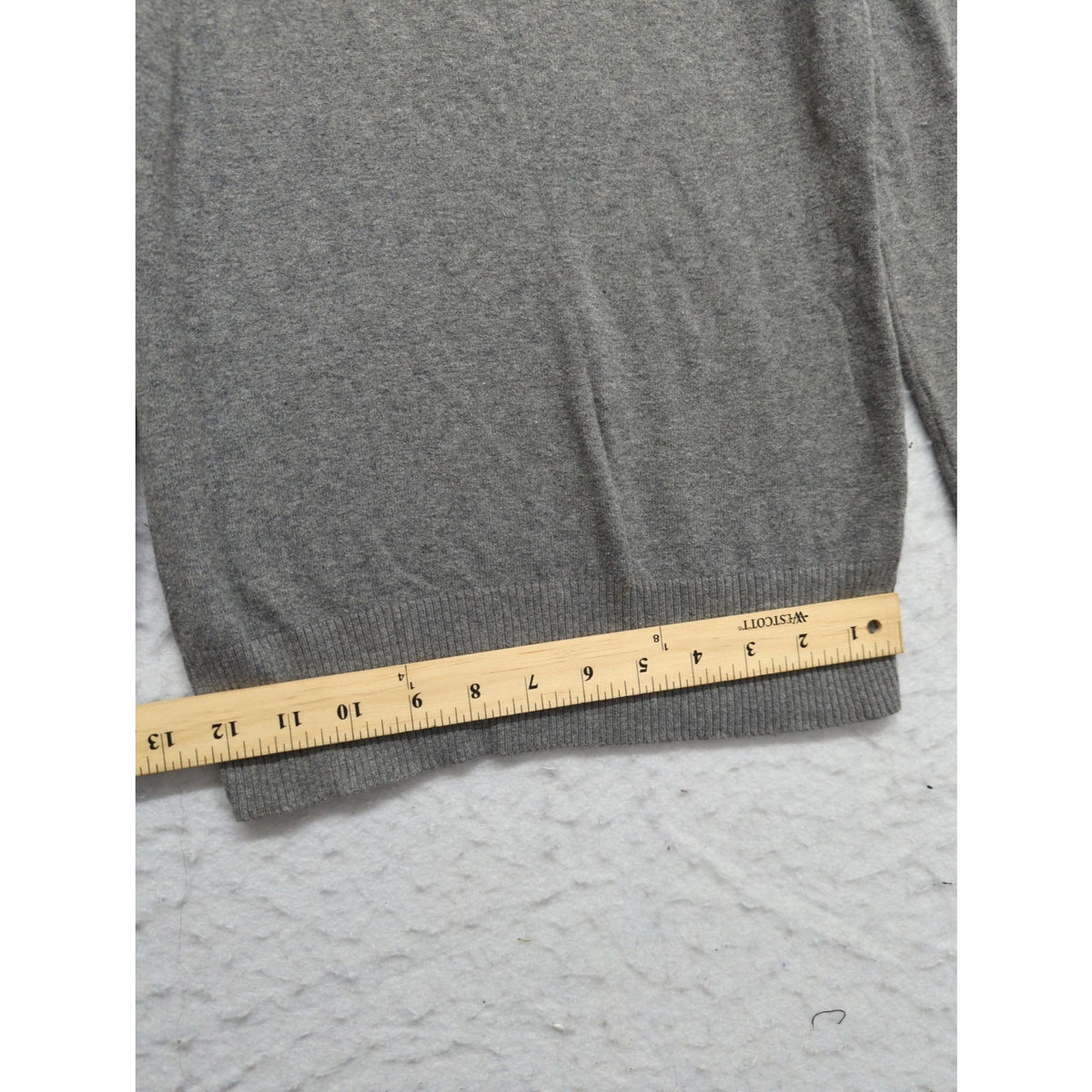 U.S. Polo Assn. Gray Turtleneck Sweater Embroidered Logo Small 80% Cotton Blend Long Sleeve Womens Casual Wear