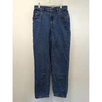 Liz Claiborne Classic Fit Womens Blue Denim Jeans Size 8 Made In Mexico