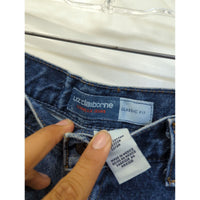 Liz Claiborne Classic Fit Womens Blue Denim Jeans Size 8 Made In Mexico