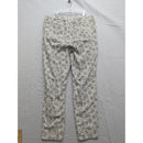 Black & White Star Print Cotton Blend Straight-Leg Pants Size 14