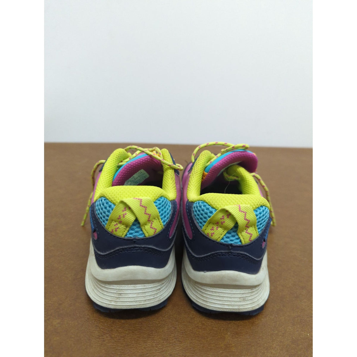 Merrell Kids Waterproof Multicolor Trail Shoes Size 3M Pink Yellow Blue