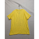 Disney Lady & The Tramp Yellow Graphic Tee Shirt Large 60% Cotton 40% Polyester