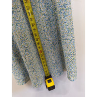 Allegra K Womens Sleeveless Floral Midi Dress With Drawstring Waist Blue & Yellow Size S